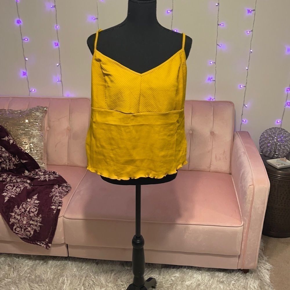 Plus Size Forever21 Mustard Yellow Top Size 3X